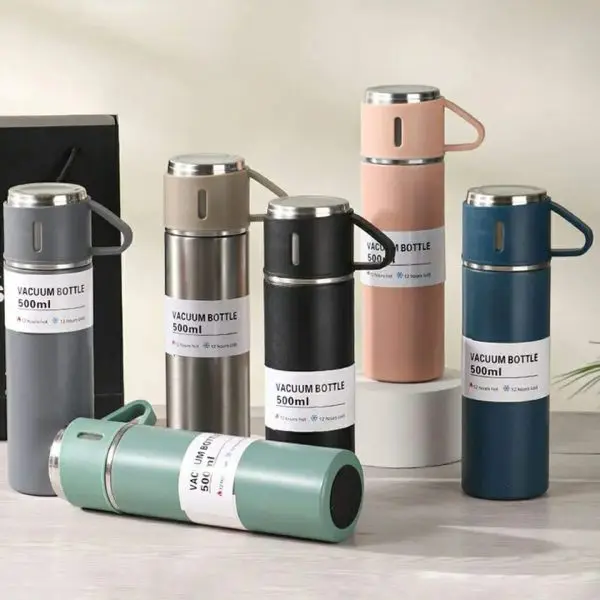 stainless-steel-vacuum-flask-set-500ml-with-2cups-random-color-6 - 4.webp