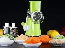 Manual Vegetable Cutter Slicer Multifunctional Round Slicer Gadget Multifunction Kitchen Gadget Food Processor Blender Cutter( Random Color )
